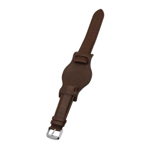 CLISPEED Klassisches Lederarmband aus Rindsleder Anti metallisch Allergisch Kompatibel mit Vintage Uhren Langlebiges Umweltfreundliches Echtleder Uhrenarmband für Damen und Herren von CLISPEED
