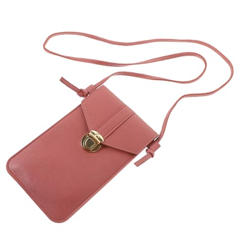 CLISPEED Kleine Crossbody Handytasche Damen mit Touchscreen Funktion Dünne Umhängetasche Geldbörse für Handy Karten und Lippenstift Tragbare Praktische Handtasche für Alltag Reisen und von CLISPEED