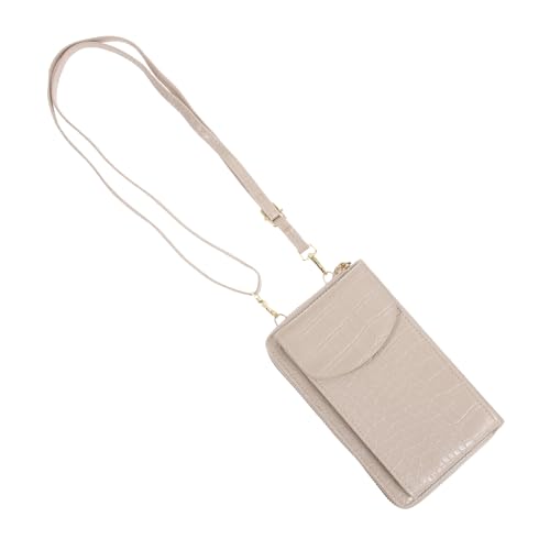 CLISPEED Kleine Damen Umhängetasche Leicht Großvolumig mit Doppelkammer für Handy Karten Lippenstift Outdoor Schultertasche Modische Crossbody Geldbörse für Alltag Reise Geschenk von CLISPEED