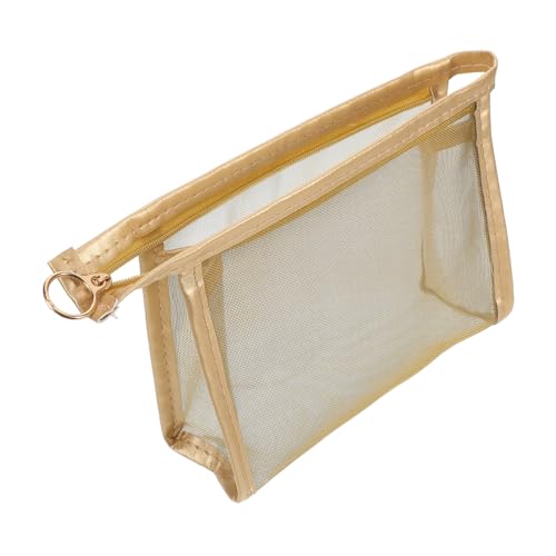 CLISPEED Kleine Faltbare Kosmetiktasche aus Atmungsaktivem Nylon Wasserabweisend und Langlebig Multifunktionaler Kulturbeutel für Damen zum Organisieren von Lippenstift Schmuck und von CLISPEED