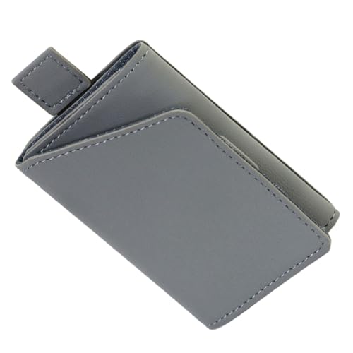 CLISPEED Kleine Herren Geldbörse aus PU Material Dreifach Praktisches Kartenetui für Bank Visitenkarten Kompakte Brieftasche mit Übersichtlicher Aufteilung Vielseitig für Büro und Alltag von CLISPEED