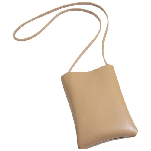 CLISPEED Kleine Umhängetasche Damen mit Knopfverschluss Leichte Crossbody Handytasche Strapazierfähige Alltagstasche für Telefon Karten Schlüssel Geeignet für Shopping Reisen Freizeit von CLISPEED
