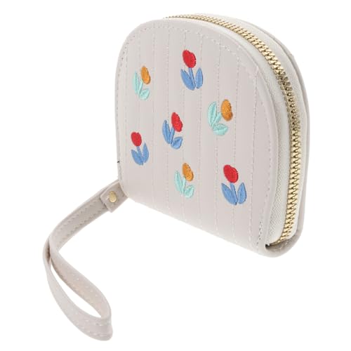 CLISPEED Kleines Portemonnaie Damen Münzfach Pu Material Kompaktes Leichtes Praktisches Portmonee für Frauen Geschenk Ästhetische Geldbörse für Alltag und Reise von CLISPEED