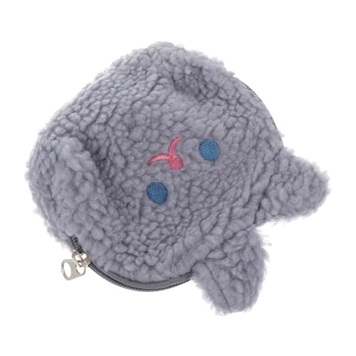 CLISPEED Kleines Tragbares Münzgeldbeutel Mädcen Cartoon Hase Weiches Baumwoll Täschchen Kosmetiktasche Geschenkidee für Reisen Party Alltag von CLISPEED