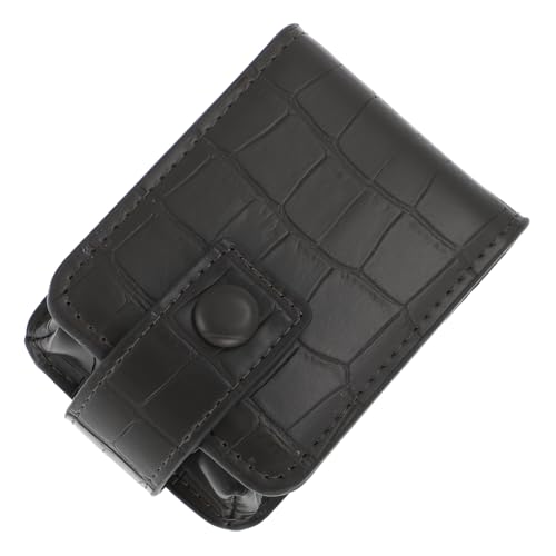 CLISPEED Kompakte Kosmetiktasche mit Integriertem Spiegel Pu Leder Lippenstift Aufbewahrungstasche Tragbar und Langlebig Geeignet für Reisen und Alltag Praktische Make up Organizer Tasche von CLISPEED