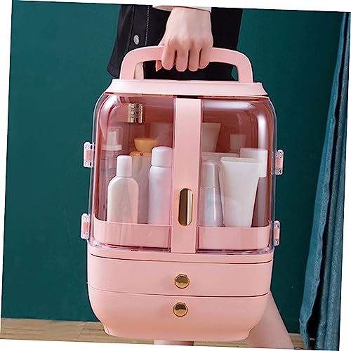 CLISPEED Kosmetik-aufbewahrungsbox Design Make-up-behälter Kosmetik-organizer Desktop-organizer Platzsparend Für Kosmetika Hautpflege Ohrringhalter Inklusive von CLISPEED