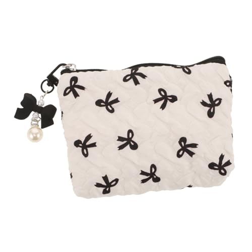 CLISPEED Kosmetiktasche mit Schleifendesign Robuste Leicht zu Reinigende Make Up Tasche für Reisen Multifunktional für Damen Stilvolle Kulturbeutel zur Effizienten Aufbewahrung von von CLISPEED