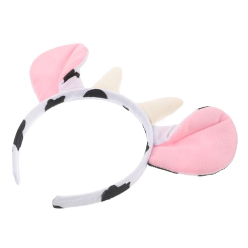 CLISPEED Kuhhörner Stirnband für Weiche Tierohren Kopfbedeckung Hautfreundlichem Material für Partys Tägliches Langlebiges Accessoire für Jungen von CLISPEED