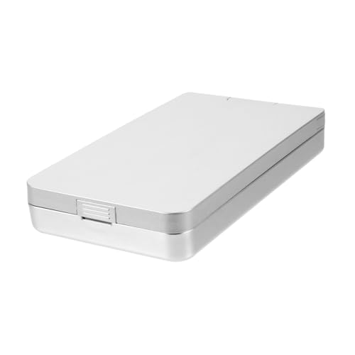 CLISPEED LED Wimpernaufbewahrungsbox mit LED Beleuchtung und Spiegel Kompakter Make Up Organizer Staubdichte Tragbare Schminkbox für Falsche Wimpern für Reisen und Kosmetiktisch von CLISPEED