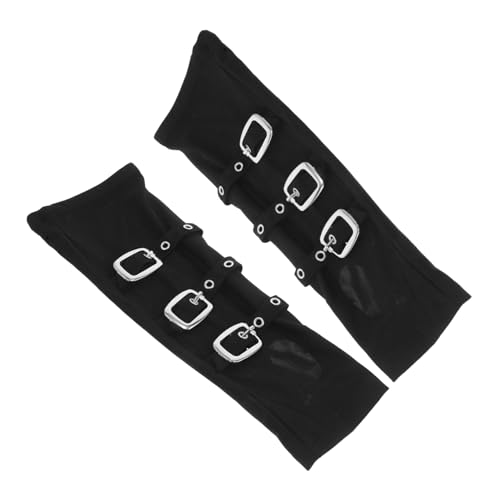 CLISPEED Punk-handschuhe Fingerlos Lange Modische Handschuhe Für Damen Aus Polyester Schnallen Für Partys Cosplay Und Bühnenauftritte von CLISPEED