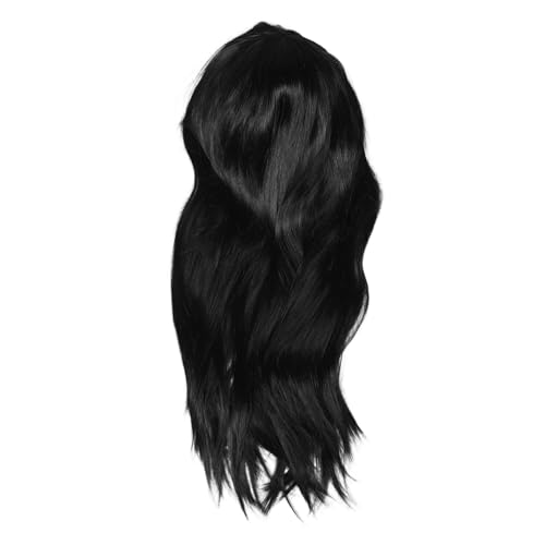 CLISPEED Lange Gerade Perücke mit Natürlichen Leichte Synthetikperücke Waschbar und Verstellbar Komfortabel für Cosplay Partys und Alltag für Damen von CLISPEED