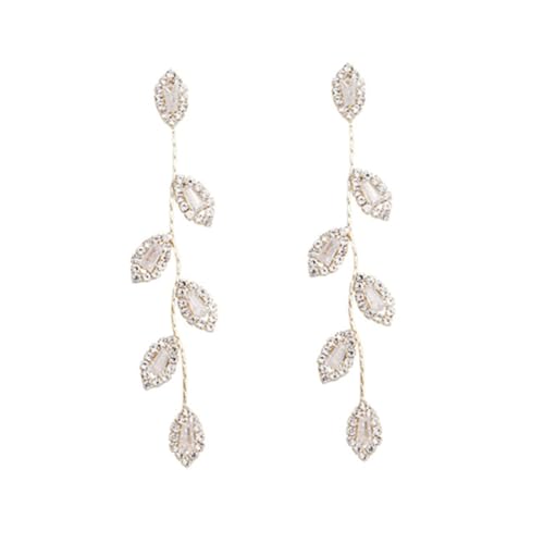 CLISPEED Lange Quasten Ohrringe Damen Silber Ohrstecker mit Zirkonia Glänzende Zarte Dekorative Ohrhänger für Hochzeit Party Alltag Stilvoll und Leicht zu Tragen CLISPEED Lange Quasten Ohrringe Damen Silber Ohrstecker mit Zirkonia Glänzende Zarte Dekorative Ohrhänger für Hochzeit Party Alltag Stilvoll und Leicht zu Tragen von CLISPEED