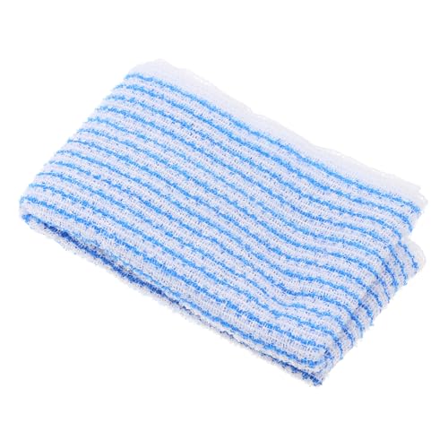 CLISPEED Langer Dusch Rückenschrubber aus Weichem Strapazierfähigem Material Doppelseitiger Peeling Badetuch Streifen zur Effektiven Körper und Rückenreinigung Komfortabel und Langlebig von CLISPEED