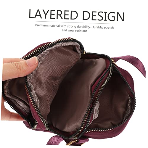 CLISPEED Leichte Damen Crossbody Bag Wasserdichtem Nylon Kompakte Handytasche mit Moderatem Fassungsvermögen Vielseitig für Alltag und Reisen Praktische Schultertasche Robust und Langlebig von CLISPEED