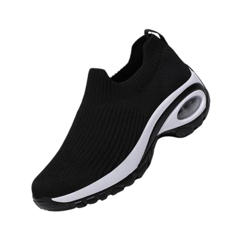 CLISPEED Leichte Damen Sportschuhe Atmungsaktiv mit Luftpolster rutschfest und Freizeitsneaker für Spaziergänge und Alltag Komfortabel und Hautfreundlich für Frauen von CLISPEED
