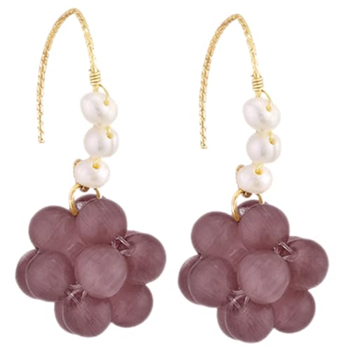 CLISPEED Leichte Katzenaugen Ohrringe Damen Tropfen Ohrringe mit Opal Schmuck Ästhetische Ohrhänger für Party und Alltag Hautfreundlich und Langlebig von CLISPEED