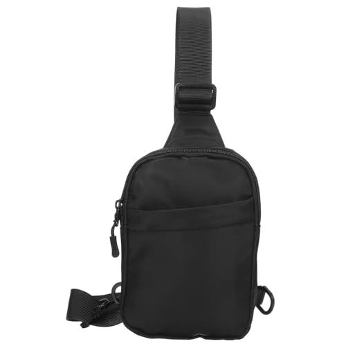 CLISPEED Leichte Oxford Umhängetasche Herren Verstellbarer Gurt Sports Bauchtasche Damen Crossbody Pouch Für Reisen Wandern Radfahren Alltag von CLISPEED