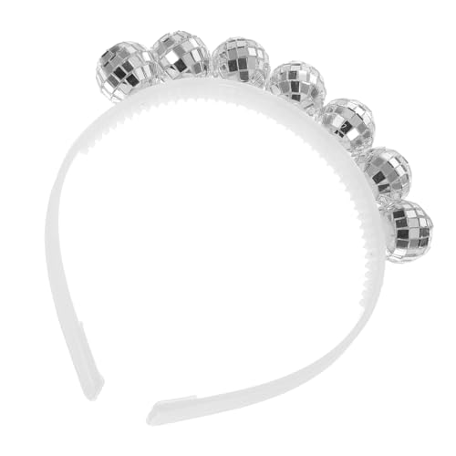 CLISPEED Leichtes Discokugel Haarband Party Deko Kopfschmuck für Damen Cosplay Bühnenauftritt Festliche Weihnachtsfeier Accessoire von CLISPEED