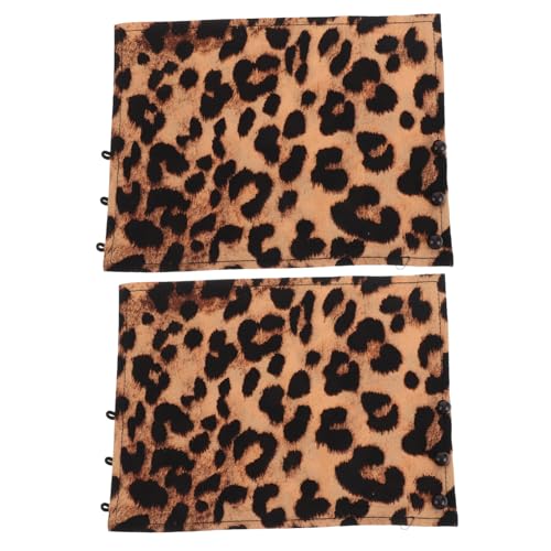 CLISPEED Leopardenmuster Ärmel Manschetten Damen Abnehmbare Fake Armstulpen aus Weichem Polyester Angenehm Leicht Tragbar für Mädchen Kleidung Accessoires Vielseitig Kombinierbar CLISPEED Leopardenmuster Ärmel Manschetten Damen Abnehmbare Fake Armstulpen aus Weichem Polyester Angenehm Leicht Tragbar für Mädchen Kleidung Accessoires Vielseitig Kombinierbar von CLISPEED