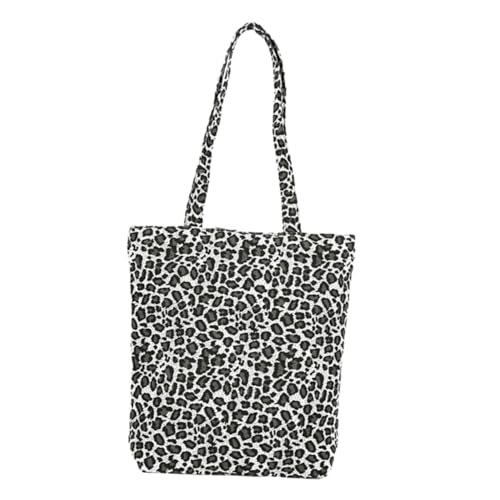 CLISPEED Leopardenmuster Tote Bag Damen Schultertasche Modisch Langlebig Vielseitig für Shopping Arbeit Reisen Alltag Geeignet von CLISPEED
