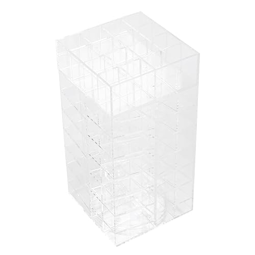 CLISPEED Lippenstiftständer Aus Acryl Fachem Design Organizer Für Lippenstift Und Lipgloss Platzsparendes Aufbewahrungssystem Für Make-up-stationen von CLISPEED