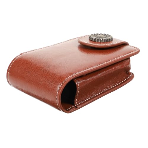 CLISPEED Lipstick Case mit Eingebautem Spiegel Kompakte Leichte Kosmetiktasche für Frauen Tragbares Lippenstift Etui für Unterwegs Stilvoll und Langlebig Perfektes zu Feiertagen von CLISPEED