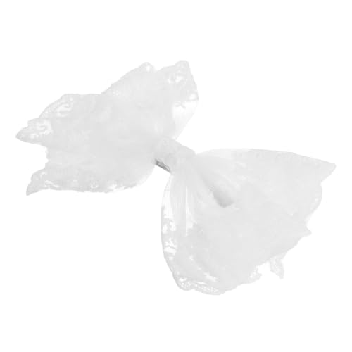 CLISPEED Mädchen Spring Haarspange Weiß Leichtes Charmantes Haarschmuck Accessoire Für Damen Party Hochzeit Tanzveranstaltungen Praktisch Und Einfach Zu Tragen von CLISPEED