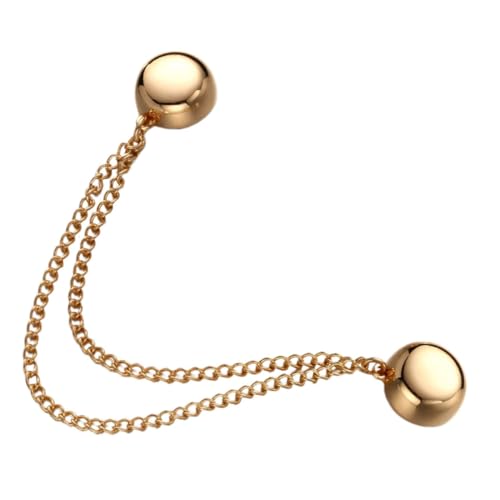 CLISPEED Magnetische Brosche für Kleidung Kreativer Schal Clip mit Kette Unsichtbarer Magnetverschluss für Cardigans und Kopftücher Elegantes Accessoire für Damen Vielseitig Einsetzbar von CLISPEED