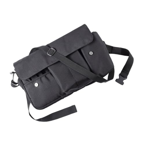 CLISPEED Make Up Tasche mit Großem Fassungsvermögen Professioneller Kosmetikpinsel Organizer Wasserabweisend mit Praktischem Gürteltaschen Design für Freihändiges Schminken und von CLISPEED