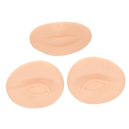 CLISPEED Make Up Übungshaut aus Elastischem Silikon Realistische Übungshaut für Augenbrauen Lippen und Eyeliner Langlebig und Hautähnlich für Make Up Anfänger und Salongebrauch von CLISPEED