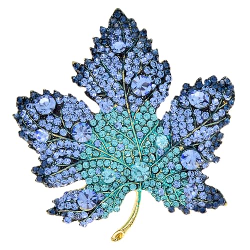 CLISPEED Maple Leaf Brosche mit Farbverlauf und Strasssteinen Herbst Anstecknadel für Damen Dekorative Metallbrosche Passend zu Kleidung und Partyoutfits CLISPEED Maple Leaf Brosche mit Farbverlauf und Strasssteinen Herbst Anstecknadel für Damen Dekorative Metallbrosche Passend zu Kleidung und Partyoutfits von CLISPEED