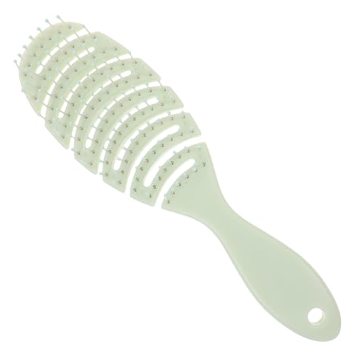 CLISPEED Massage haarkamm Gebogene Form für Frauen Handlicher Haarentwirrer Robustes Kunststoffmaterial Entworrt und Pflegt alle Haartypen Beauty geschenk für Zuhause und Festivals von CLISPEED