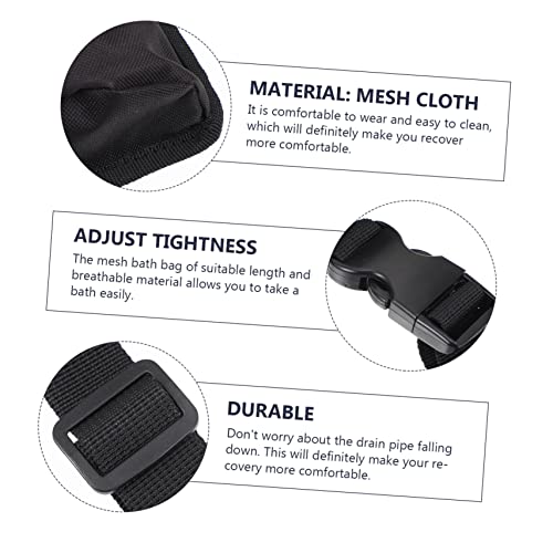 CLISPEED Massageflaschentasche aus Robustem Material Organizer für Ätherische Öle Stabile Aufbewahrungstasche Professioneller Massageölhalter Praktische Hüfttasche für Masseure Schwarz von CLISPEED