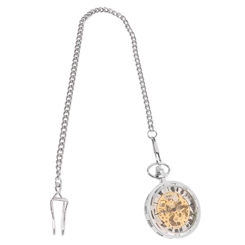 CLISPEED Mechanische Taschenuhr Vintage Design Hohlstruktur Handaufzug Metalllegierung Herren Damen Schmuckaccessoire CLISPEED Mechanische Taschenuhr Vintage Design Hohlstruktur Handaufzug Metalllegierung Herren Damen Schmuckaccessoire von CLISPEED