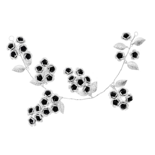 CLISPEED Metal Haarreif mit Schwarzen Rosen Verstellbare Gothic Stirnband Kopfkette Floraler Haarschmuck für Hochzeit Festival Party Langlebiges Komfortabler Schmuck für Damen CLISPEED Metal Haarreif mit Schwarzen Rosen Verstellbare Gothic Stirnband Kopfkette Floraler Haarschmuck für Hochzeit Festival Party Langlebiges Komfortabler Schmuck für Damen von CLISPEED