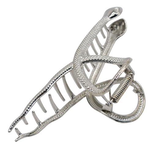 CLISPEED Metall Haarkralle Schlangen Design Große Haarklammer für Dickes Haar Modische Leichte Haarkrallen Damen Haarspangen Eleganter Haarschmuck für Vielseitige Frisuren von CLISPEED