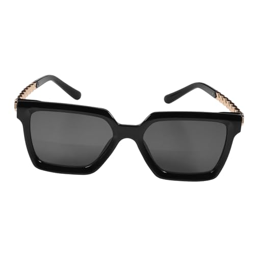 CLISPEED Metallic Bügel Sonnenbrille Damen Herren Outdoor Fashion UV Schutz Modisch für Strand Pool Party Foto Requisiten Robust und Komfortabel von CLISPEED