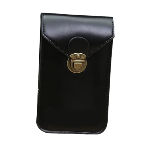 CLISPEED Mini Herren Handy gürteltasche aus Leichtem Strapazierfähigem Pu material Dünne Multifunktionale Aufbewahrungstasche für Mobiltelefone für Reisen Shopping Strand Zufällige Farbe von CLISPEED