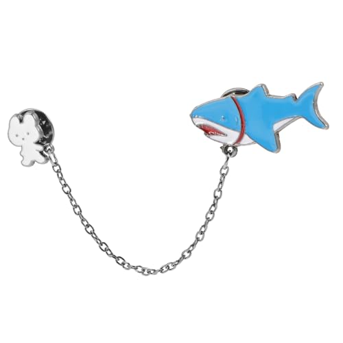 CLISPEED Moderne Fisch Brosche aus Langlebiger Legierung Kreative Anstecknadel für Damenkleidung Vielseitiger Pin zur Dekoration von Kleidung Taschen und Robust und Farbbeständig von CLISPEED