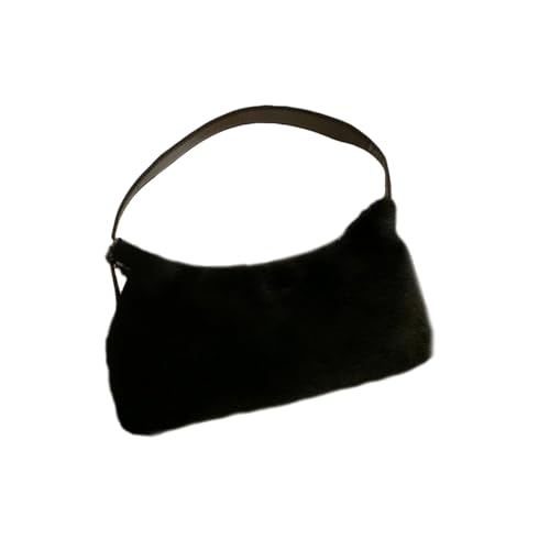 CLISPEED Modische Damen Umhängetasche aus Weichem Plüsch Warme Schultertasche für Herbst Winter Langlebig Vielseitig Einsetzbar für Alltag Shopping und Reisen Stilvoller Begleiter für von CLISPEED