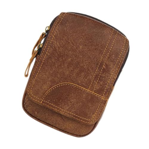 CLISPEED Multifunktionale Herren Bauchtasche Outdoor Sports Gürteltasche Vintage Stil Verstellbar Komfortable Hüfttasche für Reisen Wandern Alltag von CLISPEED
