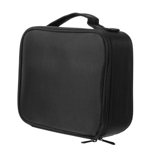 CLISPEED Multilagige Kosmetiktasche Tragbare Handtasche Reise Make Up Organizer Waschbeutel Schwarz für Damen Herren Teens Vielseitig Nutzbar Toilettenartikel Aufbewahrung von CLISPEED