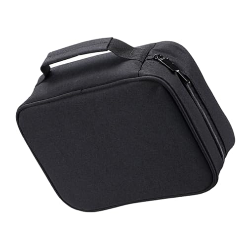 CLISPEED Multilayer Federmäppchen mit Fächern Große Kapazität Stifttasche aus Robustem Oxford Praktisches Mäppchen für Schule und Reise Schützt Stifte Sicher und Ordentlich Schwarz von CLISPEED