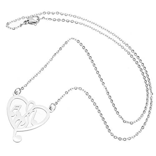 CLISPEED Musiknote Anhänger Halskette für Frauen Modeschmuck Stilvolle Halskette Stahlfarbe für Besondere Anlässe von CLISPEED