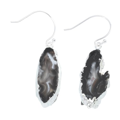 CLISPEED Natürliche Achat Ohrhänger Damen Ohrringe mit Unregelmäßigen Designs Modisch Elegant Baumelnd für Party und Alltag CLISPEED Natürliche Achat Ohrhänger Damen Ohrringe mit Unregelmäßigen Designs Modisch Elegant Baumelnd für Party und Alltag von CLISPEED