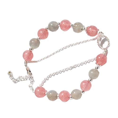 CLISPEED Natürliche Perlenarmband Damen Verstellbar Handgefertigt Grauer Schmuck Zartes Armband für Alltag Hochzeit Komfortabler Sitz Einzigartiges Design CLISPEED Natürliche Perlenarmband Damen Verstellbar Handgefertigt Grauer Schmuck Zartes Armband für Alltag Hochzeit Komfortabler Sitz Einzigartiges Design von CLISPEED