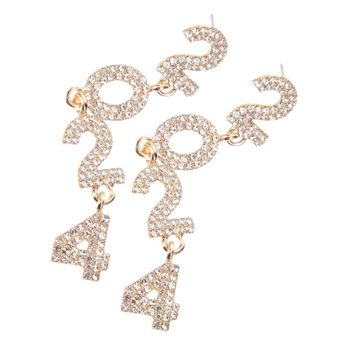 CLISPEED Neue Damen Ohrringe mit Strass Glänzend Leicht Elegant Ohrstecker Modeschmuck Teen Mädchen Schmuck für Festliche Anlässe CLISPEED Neue Damen Ohrringe mit Strass Glänzend Leicht Elegant Ohrstecker Modeschmuck Teen Mädchen Schmuck für Festliche Anlässe von CLISPEED