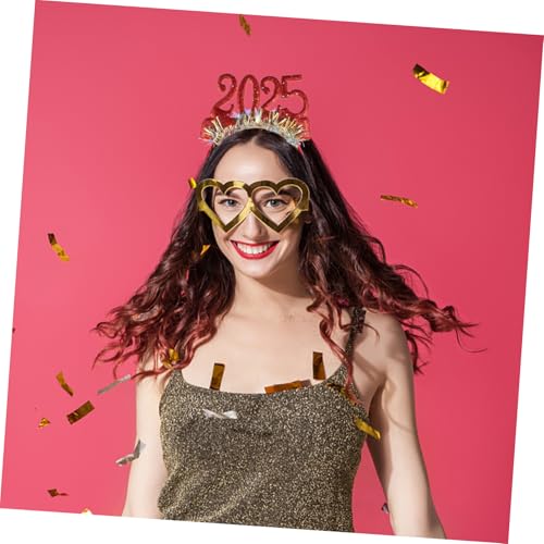 CLISPEED Neujahrs Stirnband für Erwachsene Verstellbar Modisch mit Pailletten Komfortabel für Silvester und Party Events von CLISPEED