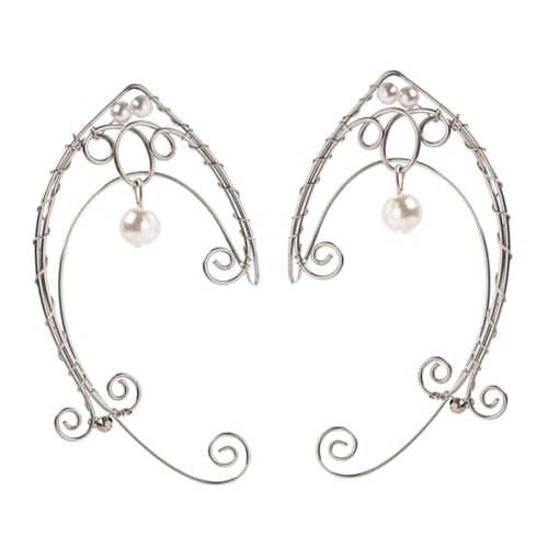 CLISPEED Non Piercing Ear Ohrclips Damen Ear Accessories Handgefertigt Vintage Stil Stilvolle Ohrklemmen Schmuck für Alltag und Festtage von CLISPEED