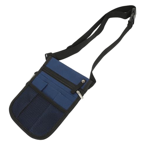 CLISPEED Nursing Fanny Pack Verstellbar Vielseitig Einsetzbar aus Oxford Krankenschwester Umhängetasche Bauchtasche mit Mehreren Fächern für Pflegekräfte und von CLISPEED